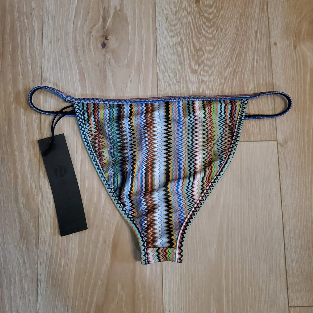 NWT Noli Bali Bikini Bottom in  Sunset Ripple | Medium - Picture 5 of 5
